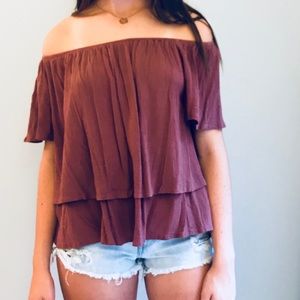 Off the shoulder top